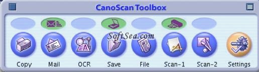 CanoScan Toolbox Screenshot