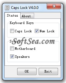Caps Lock Screenshot