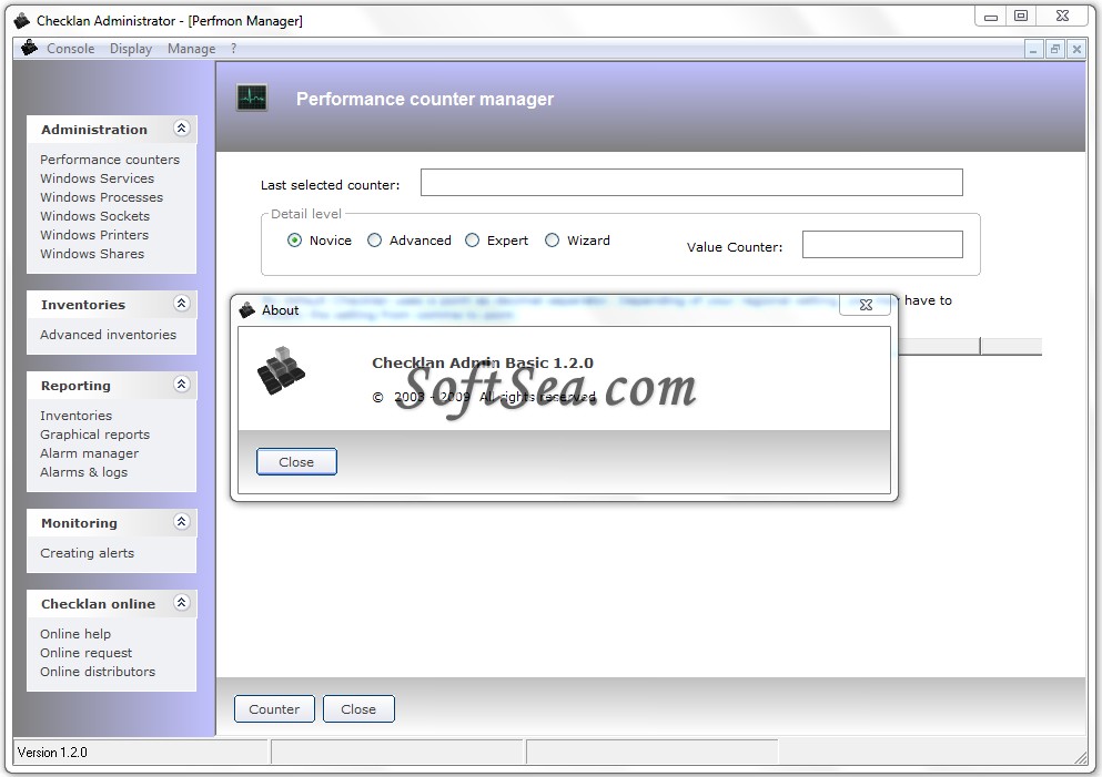 Checklan Admin Basic Screenshot