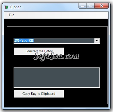 Cipher Freeware Screenshot