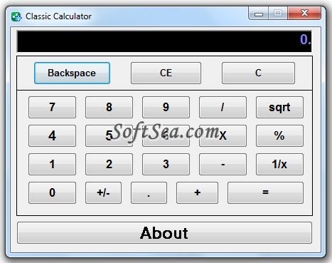 Classic Calculator Screenshot