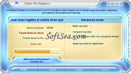 Clean My Registry Screenshot