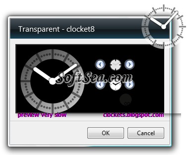 Clocket8 - Transparent Screenshot