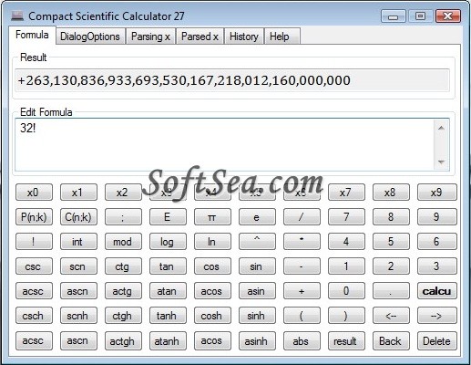 Compact Scientific Calculator 27 Screenshot