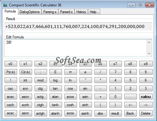 Compact Scientific Calculator 36 Screenshot