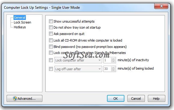 Computer Lock Up Screenshot