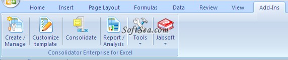 Consolidator Enterprise for Excel Screenshot