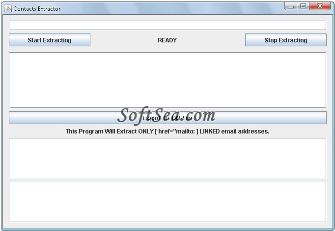 Contacts Email Extractor Screenshot