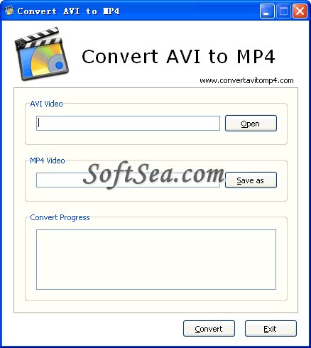 Convert AVI to MP4 Screenshot