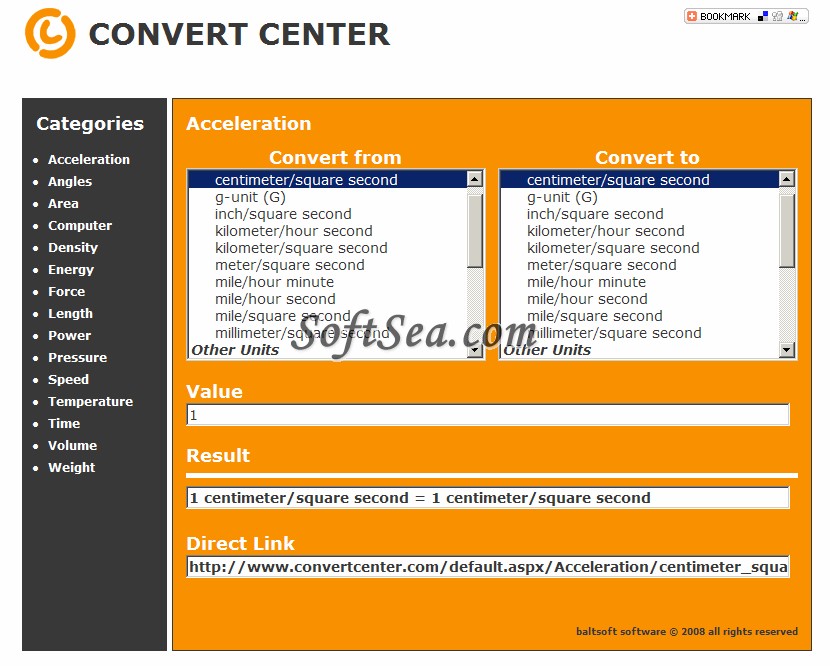 Convert Center Screenshot