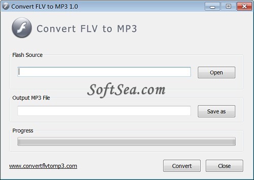 Convert FLV to MP3 Screenshot