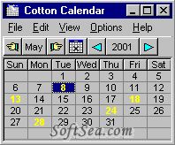 Cotton Calendar Screenshot