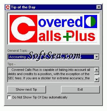 Covered Calls Plus Screenshot