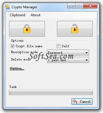 Crypto Manager Screenshot