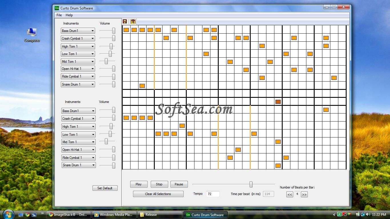 Curto Drum Software Screenshot
