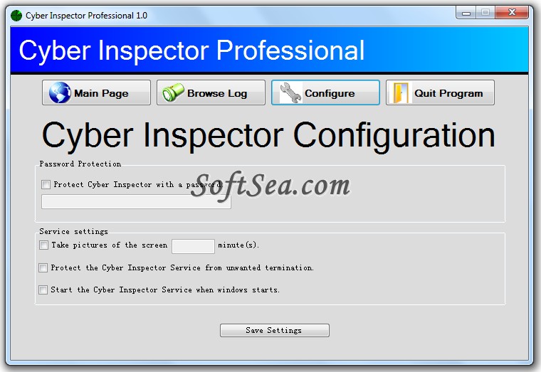 Cyber Inspector Professional Screenshot