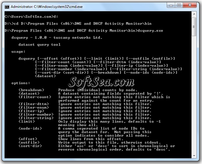DNS and DHCP Activity Monitor Screenshot