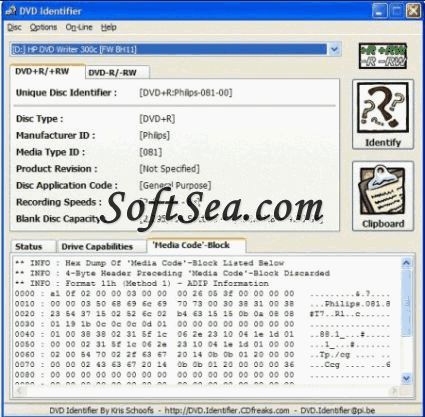 DVD Identifier Screenshot