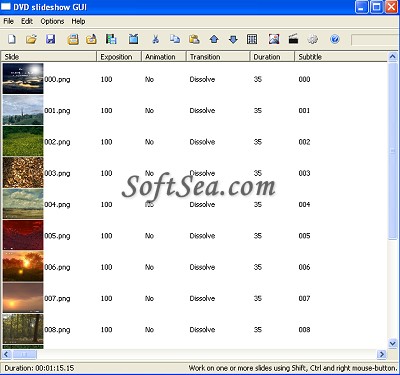 DVD Slideshow GUI Screenshot