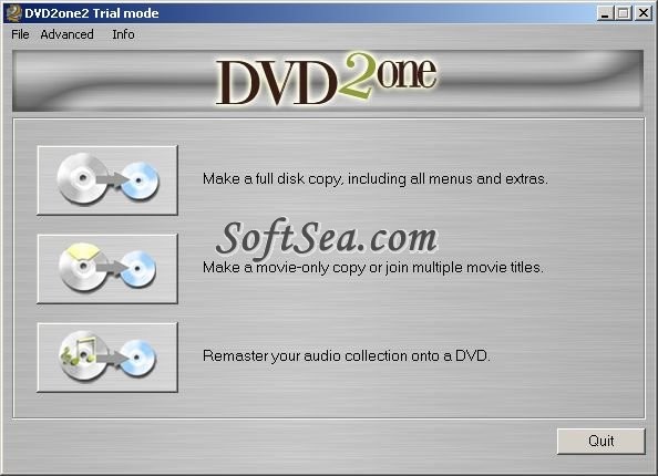 DVD2one Screenshot