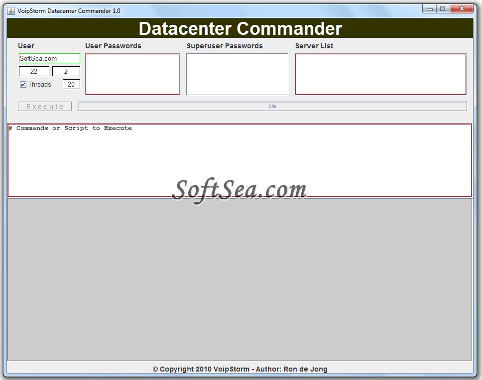 Datacenter Commander Screenshot