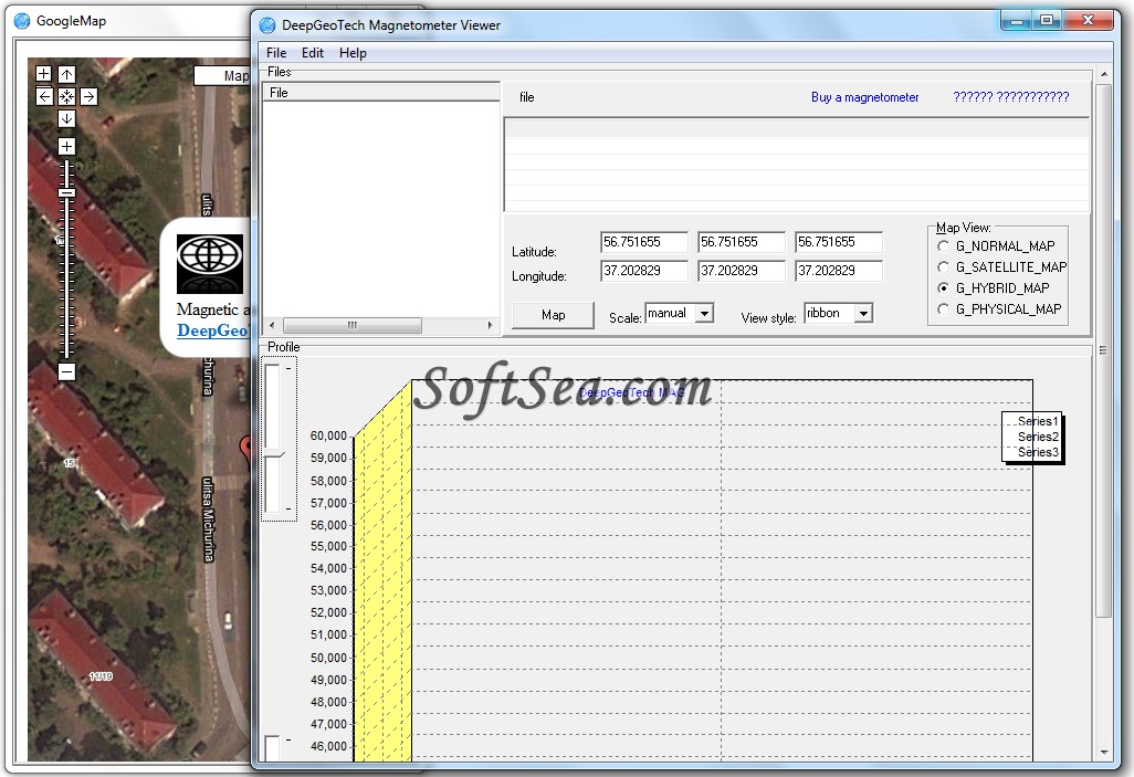 DeepGeoTech Magnetometer Viewer Screenshot