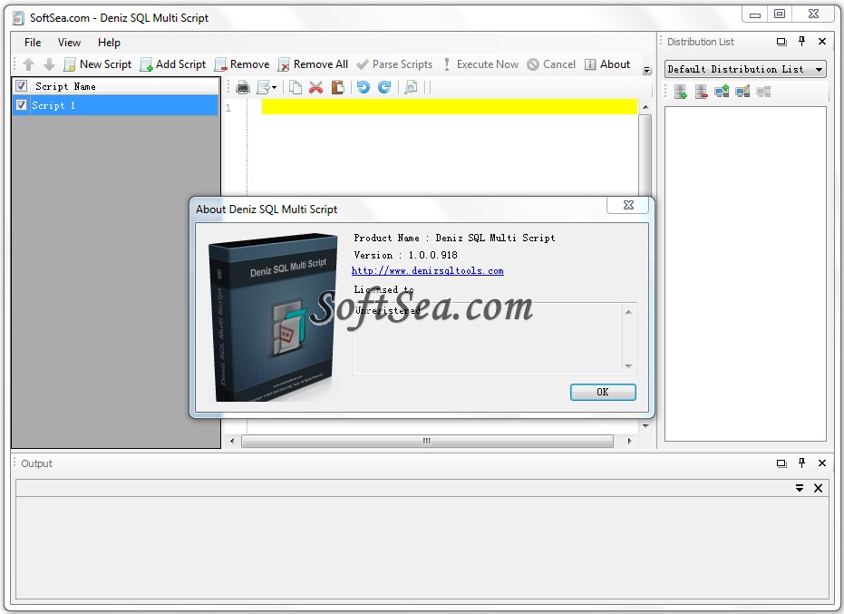 Deniz SQL Multi Script Screenshot