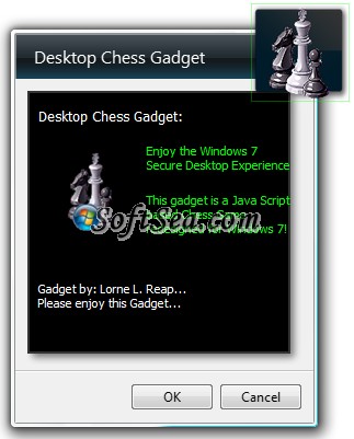 Desktop Chess Gadget Screenshot