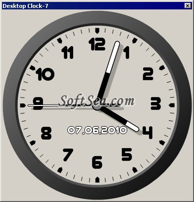 Desktop Clock-7 Screenshot