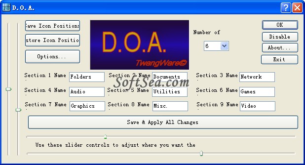 Desktop Organizer & Arranger Screenshot