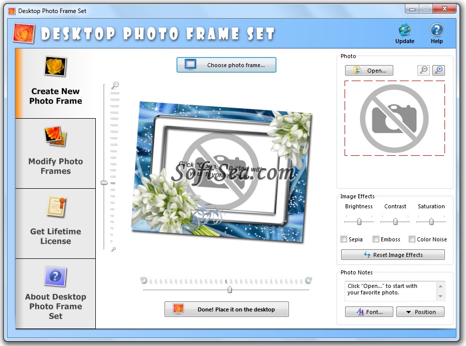 Desktop Photo Frame Screenshot