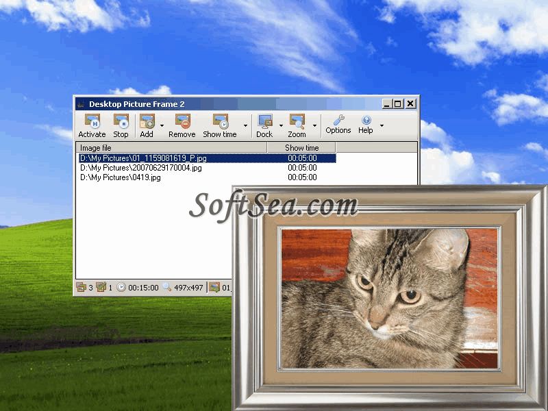 Desktop Picture Frame Screenshot