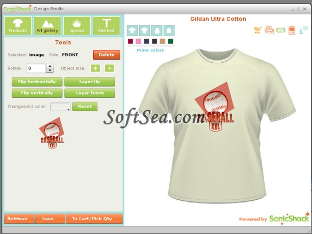 Desktop T Shirt Creator Screenshot