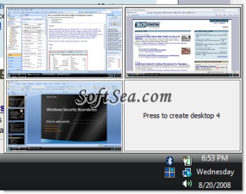 Desktops Screenshot