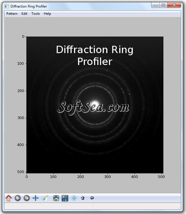 Diffraction Ring Profiler Screenshot