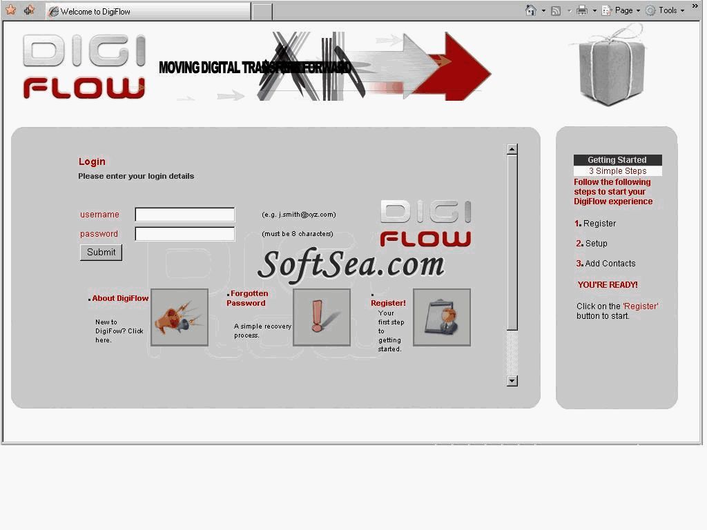 Digi Flow CDS Screenshot