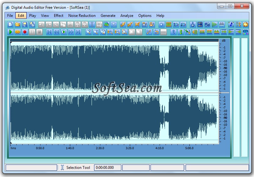 Digital Audio Editor Screenshot