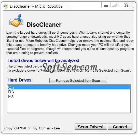 DiscCleaner Screenshot