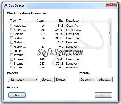 Disk Cleaner Portable Screenshot