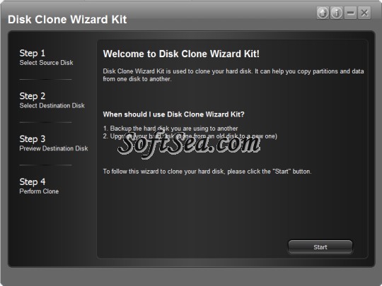 Disk Clone Wizard Kit Screenshot