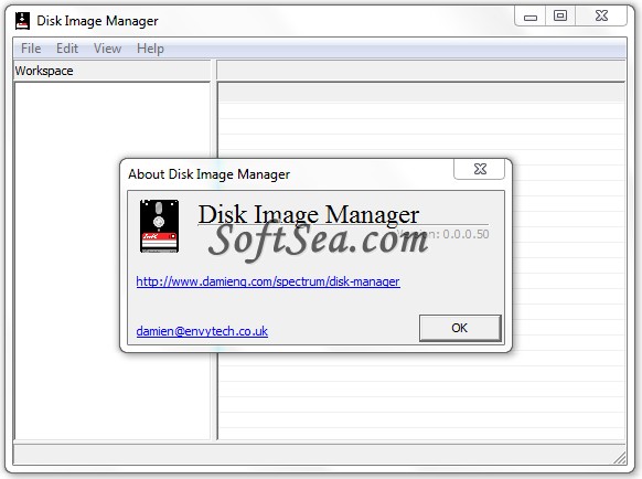Disk Image Manager Screenshot
