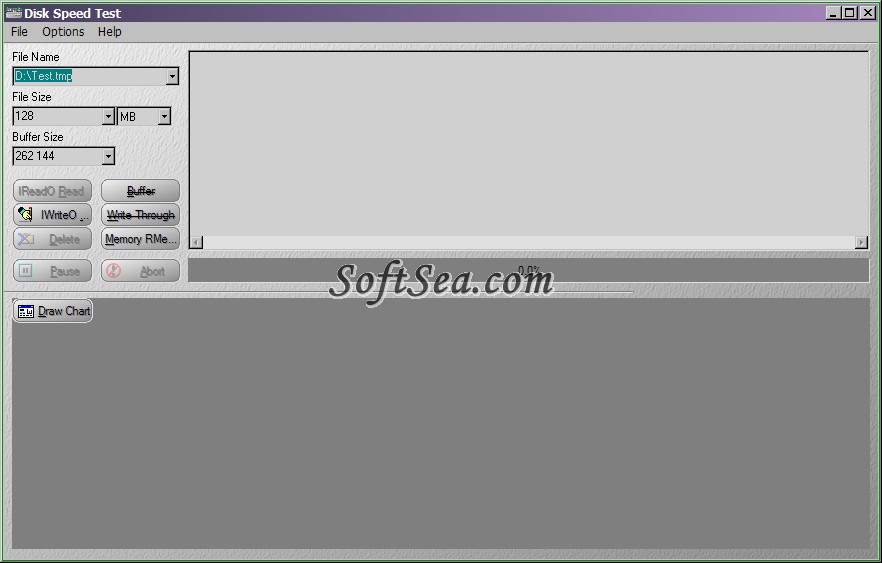 Disk Speed Test Screenshot