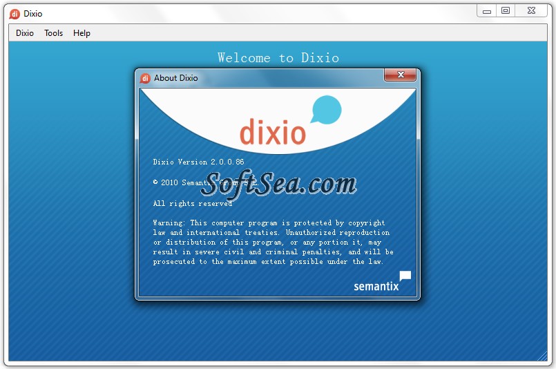 Dixio Desktop Screenshot