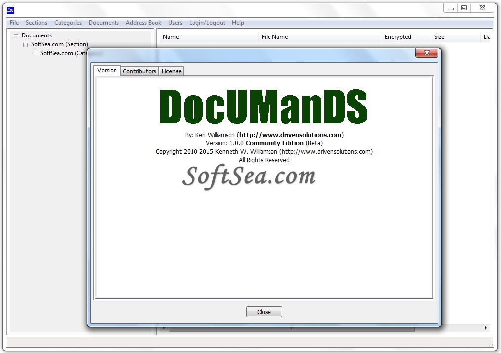 DocUManDS Screenshot