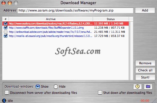 Download Manager Screenshot