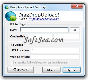 Drag Drop Upload Screenshot