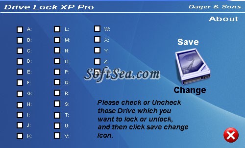 Drive Locker XP Screenshot