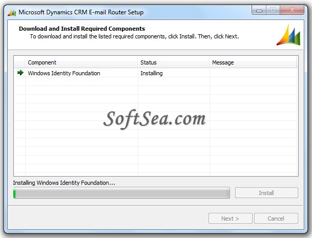 Dynamics CRM E-mail Router Screenshot
