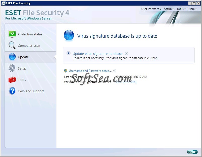ESET File Security (64-bit) Screenshot