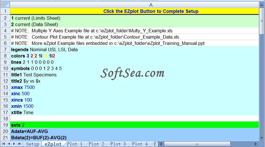 EZplot for Excel Screenshot